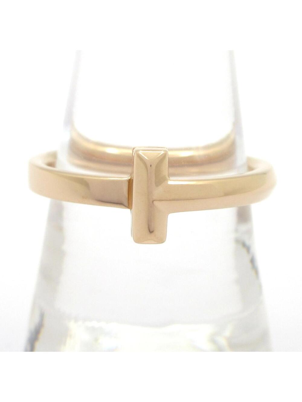 Tiffany&Co. T One Ring 18K Rose Gold #7 #372079T20B